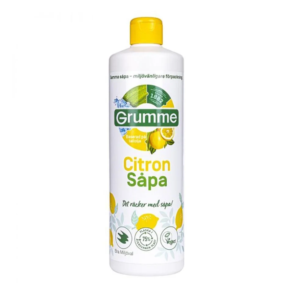 Såpa Grumme Citron 750ml