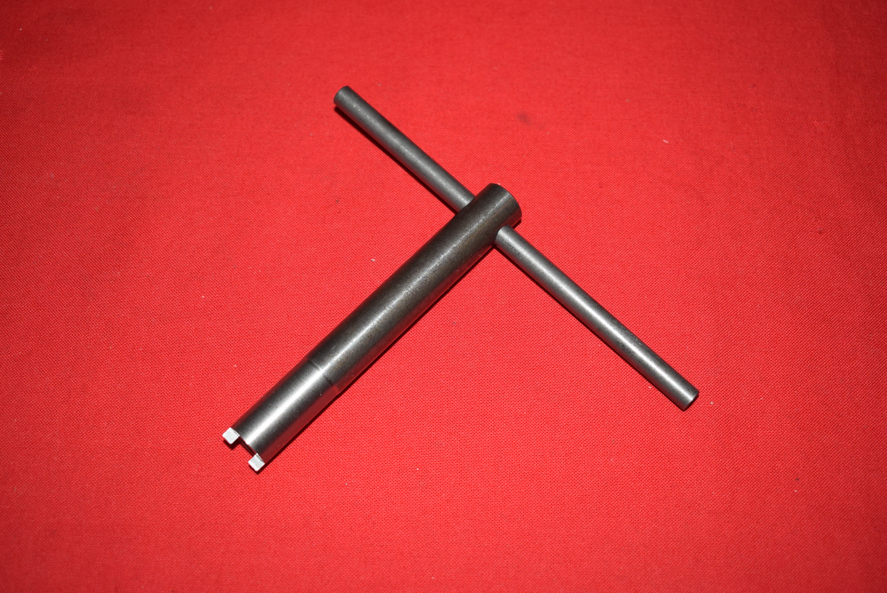 T-handle wrench for Harley slotted case nuts