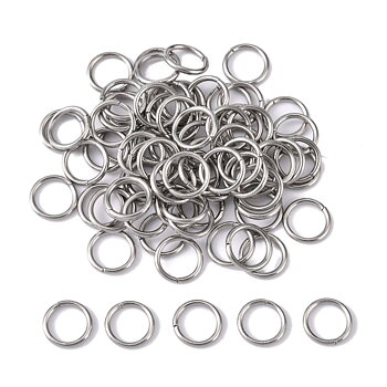 Öppen motring 8 mm rostfritt stål 50 st