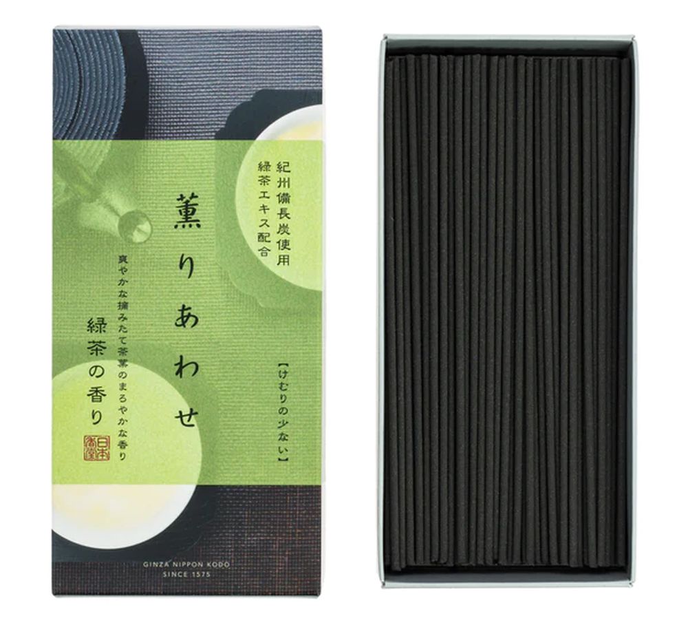 Kaori Awase Incense GREEN TEA 170 stk