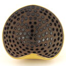 Anna-Lisa Thomson (Marina 1950) Yellow/Brown Heart Bowl with Dots Decor 14/6 cm