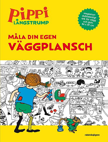 Pippi Paint your own Wall Poster