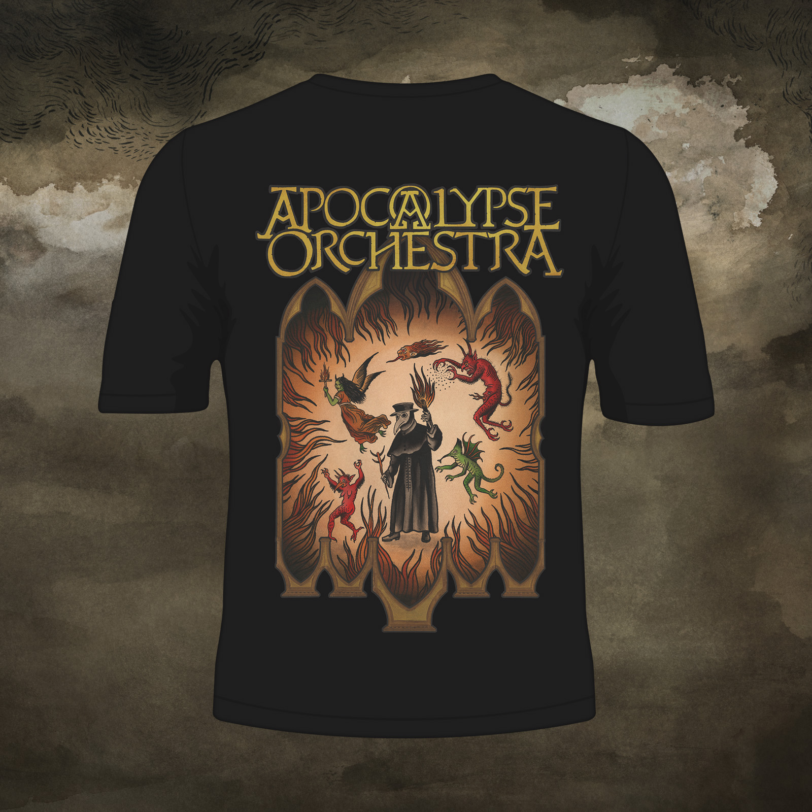 APOCALYPSE ORCHESTRA - T-SHIRT, THE END IS NIGH