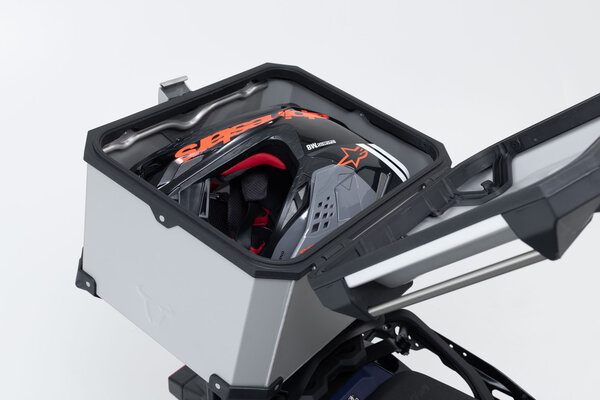 TRAX ADV top case system. Silver. - 5