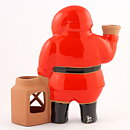 Lisa Larson (Jie 1980s) Jolly Red Santa 26 cm