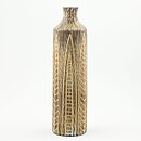 Mari Simmulson (Nigeria 1957) Cylinder Vase with Leaf Decor  25 cm