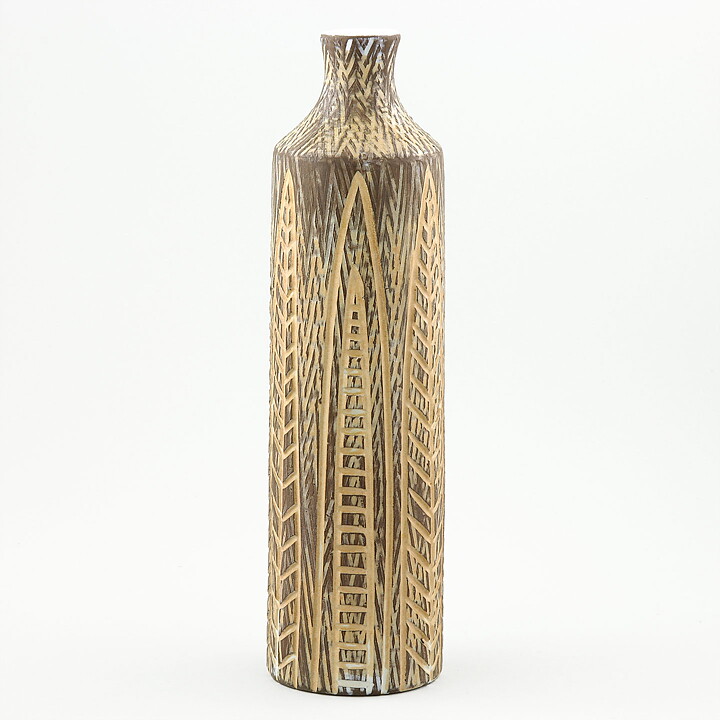 マリ・シムルソン Nigeriaシリーズ 細長い円筒形の花瓶 Vase (25cm) 1957年