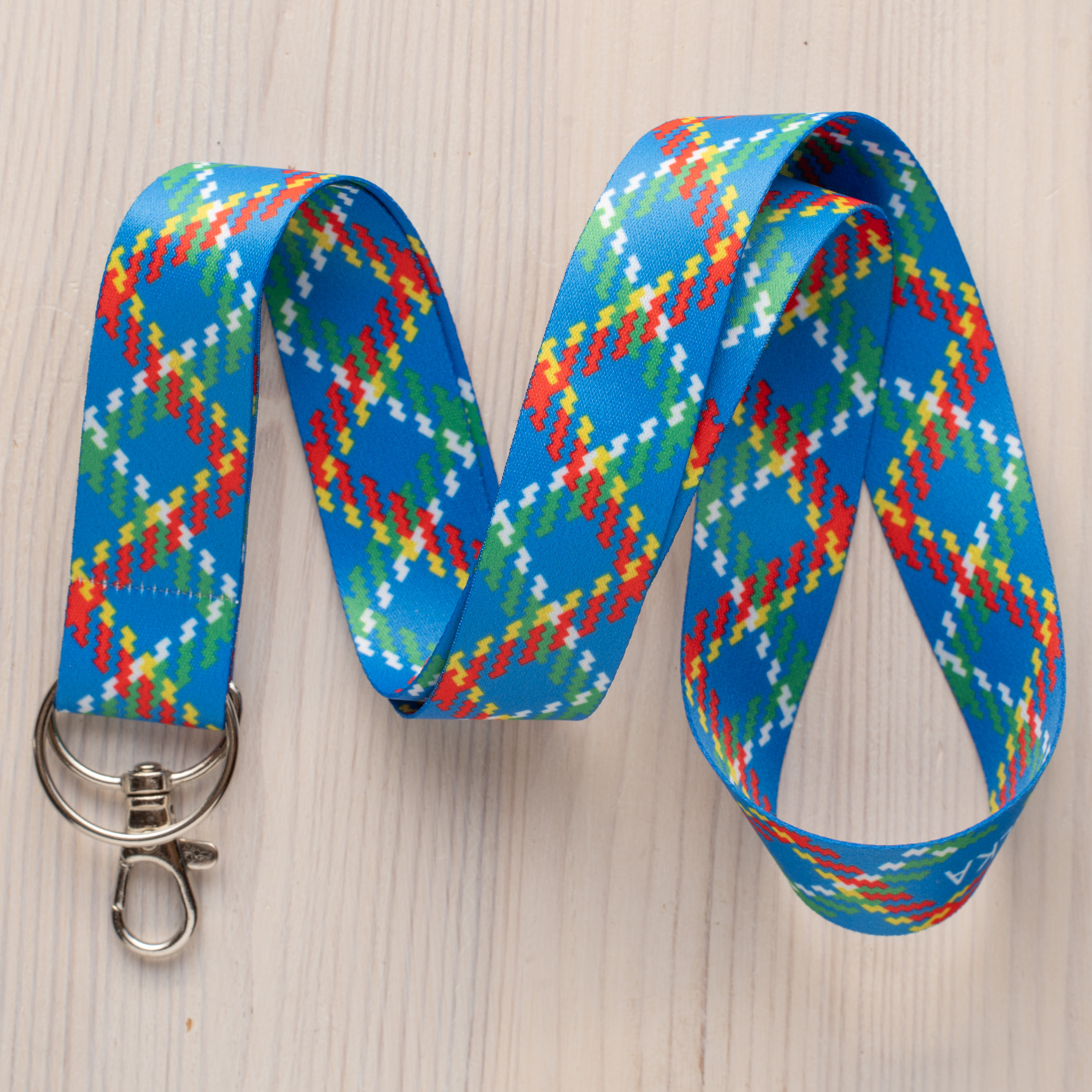 Schlüsselband Lägga blau