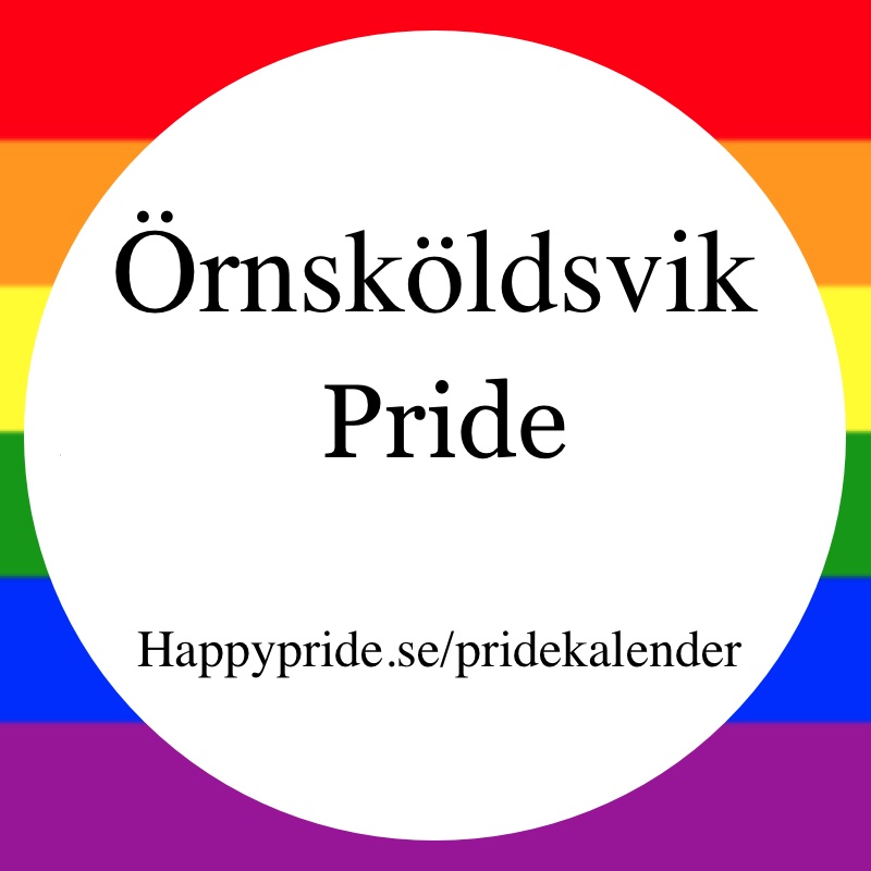 Örnsköldsvik Pride, Sweden  - 14th-15th of  August 2026