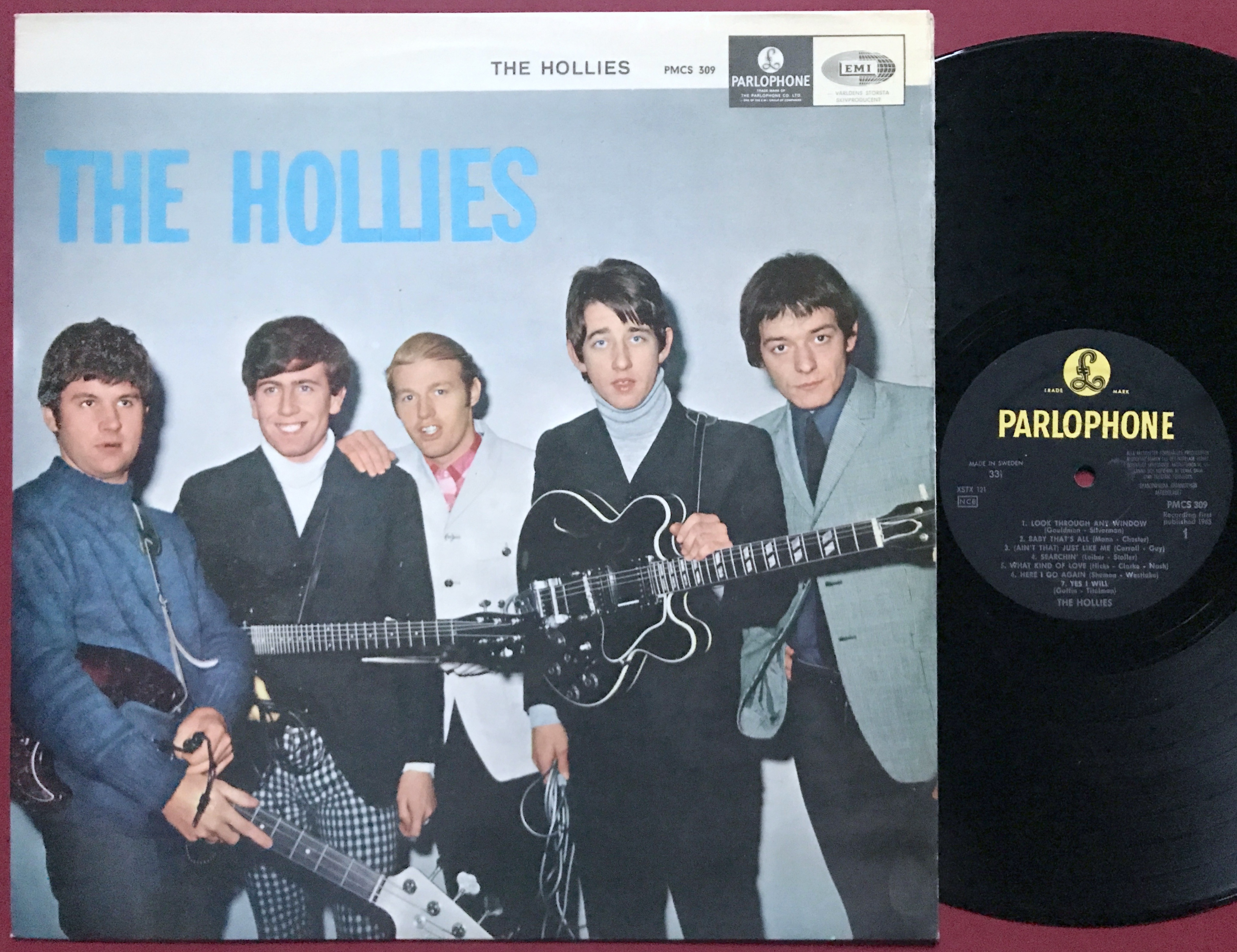 HOLLIES - "same" Sweden only orig LP 1965