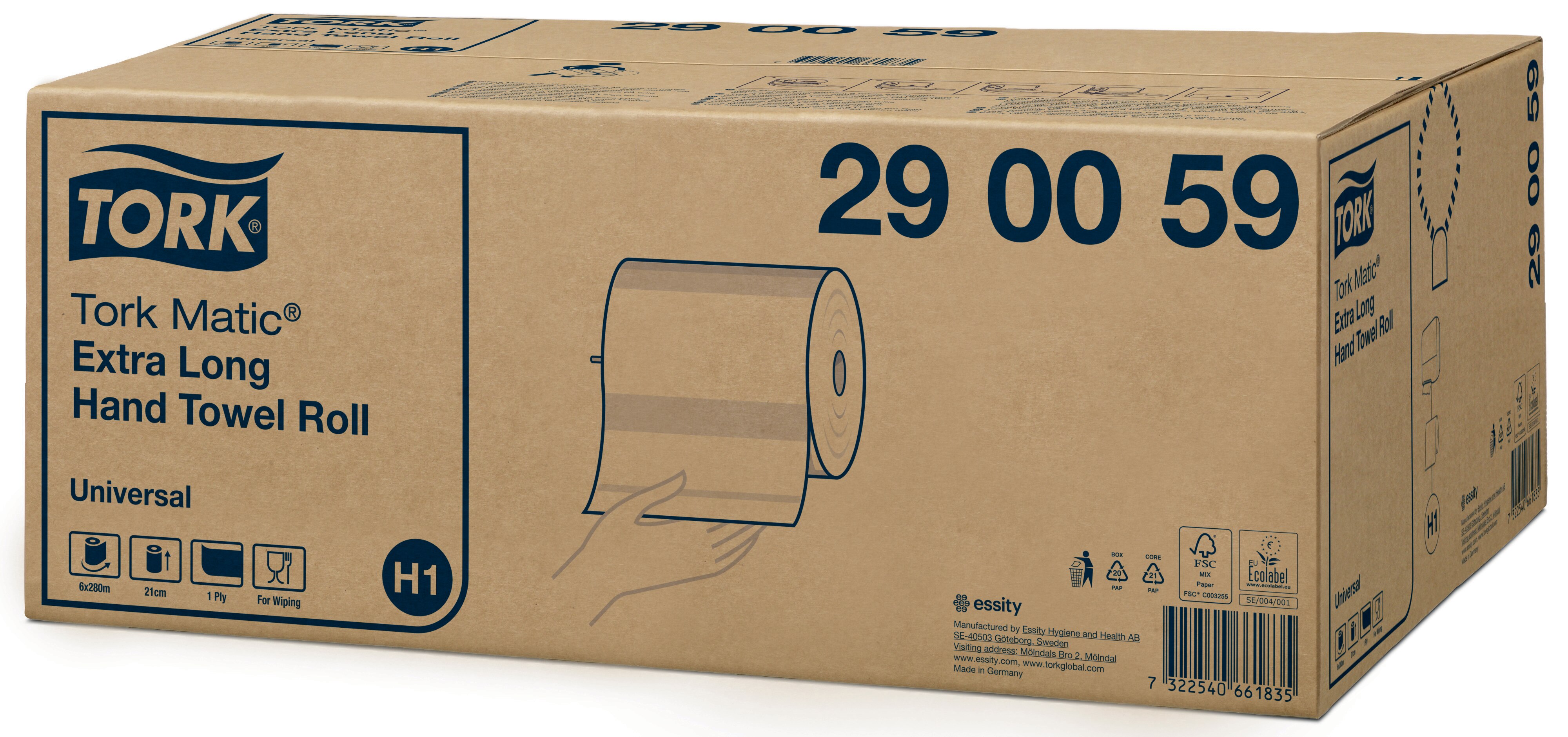Tork Matic® Extra Lång Handduk på rulle