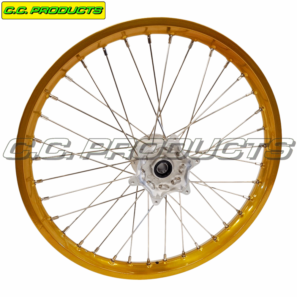 Spoke Set Suzuki RM 125 21-inch 89-95 & 01-10 Front Wheel - 2