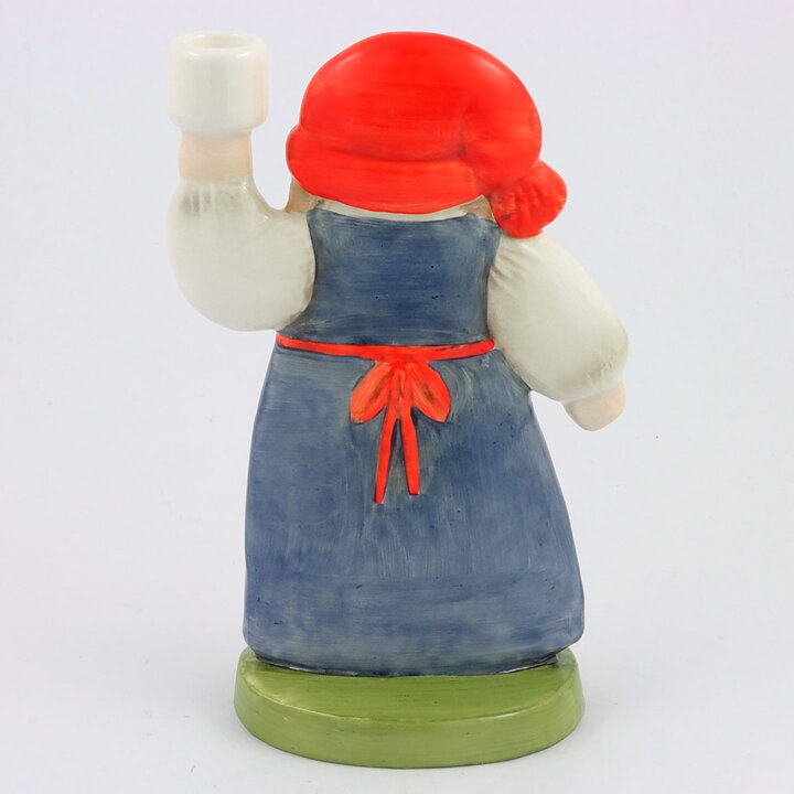 Lisa Larson (Goebel 1987) Candleholder Santa's Wife 16 cm