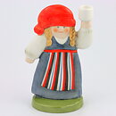 Lisa Larson (Goebel 1987) Candleholder Santa's Wife 16 cm