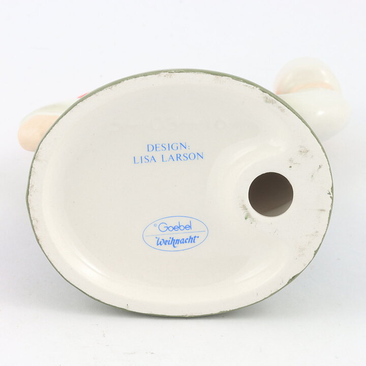 Lisa Larson (Goebel 1987) Candleholder Santa's Wife 16 cm