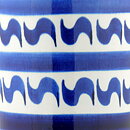 Karin Björquist (Indigo 1952) Cone Vase with Blue Decor 24 cm