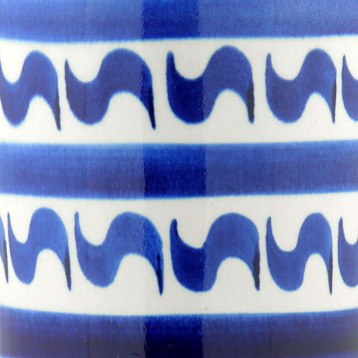 Karin Björquist (Indigo 1952) Cone Vase with Blue Decor 24 cm