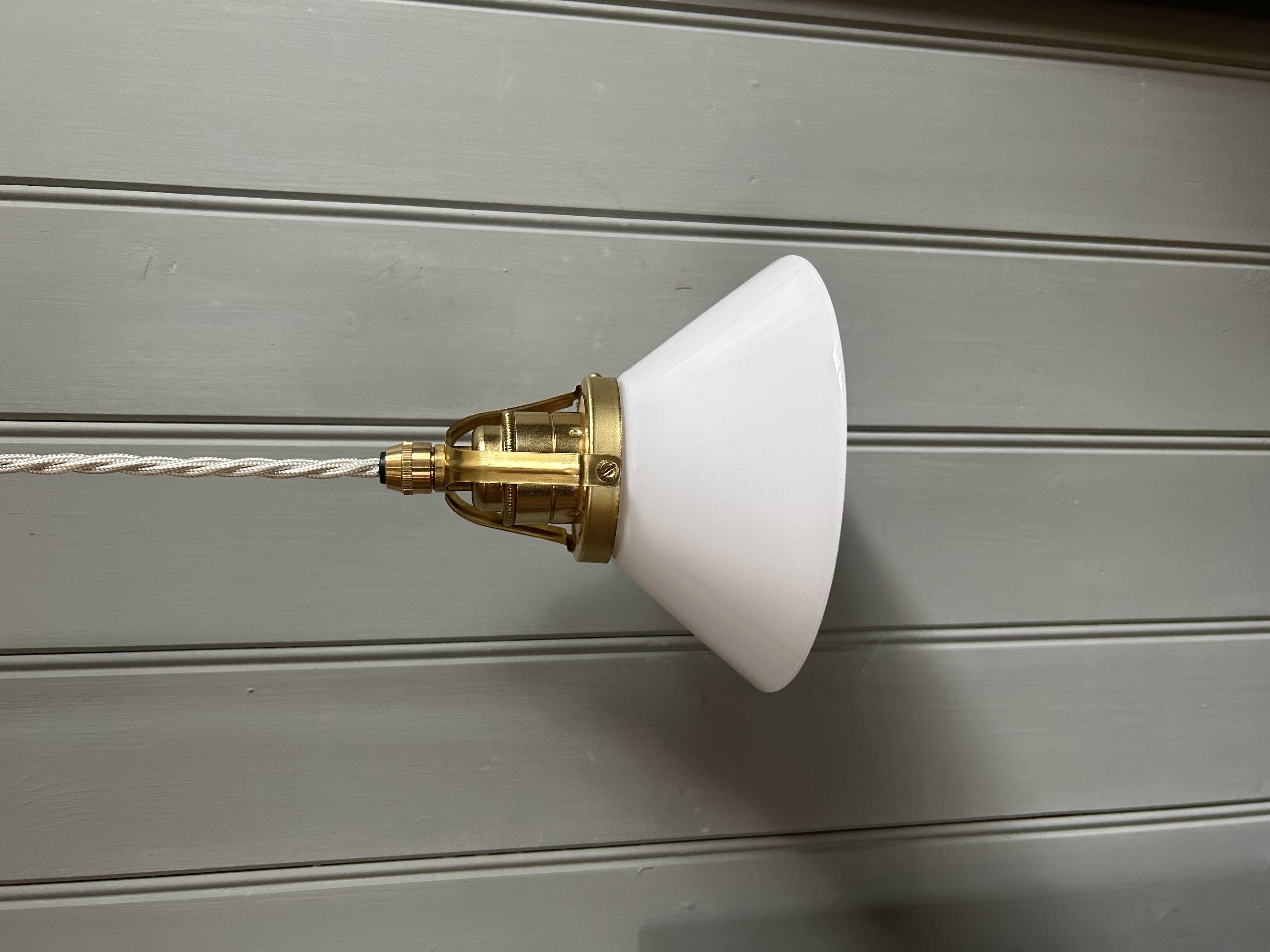 Armatur Skomakar- lampa liten vit