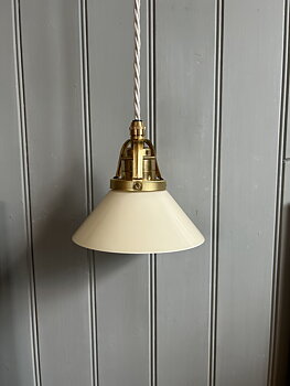 Armatur Skomakar- lampa liten benvit