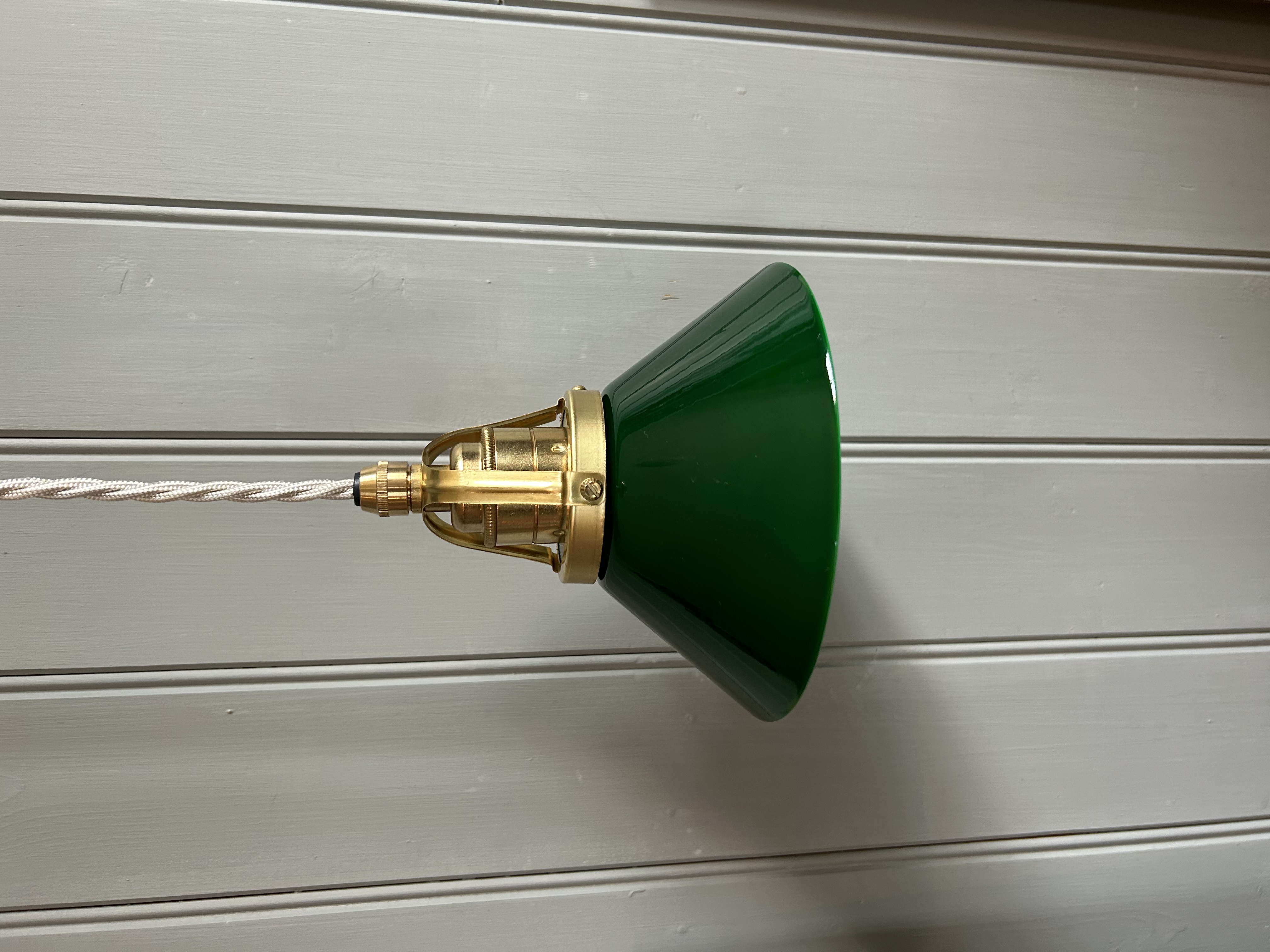 Armatur Skomakar- lampa liten grön