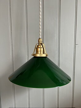 Armatur Skomakar- lampa grön