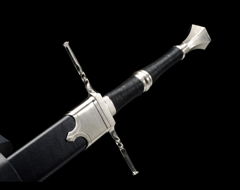  Warrior- Witcher  Svärd med Slida - Svart Slida - 8