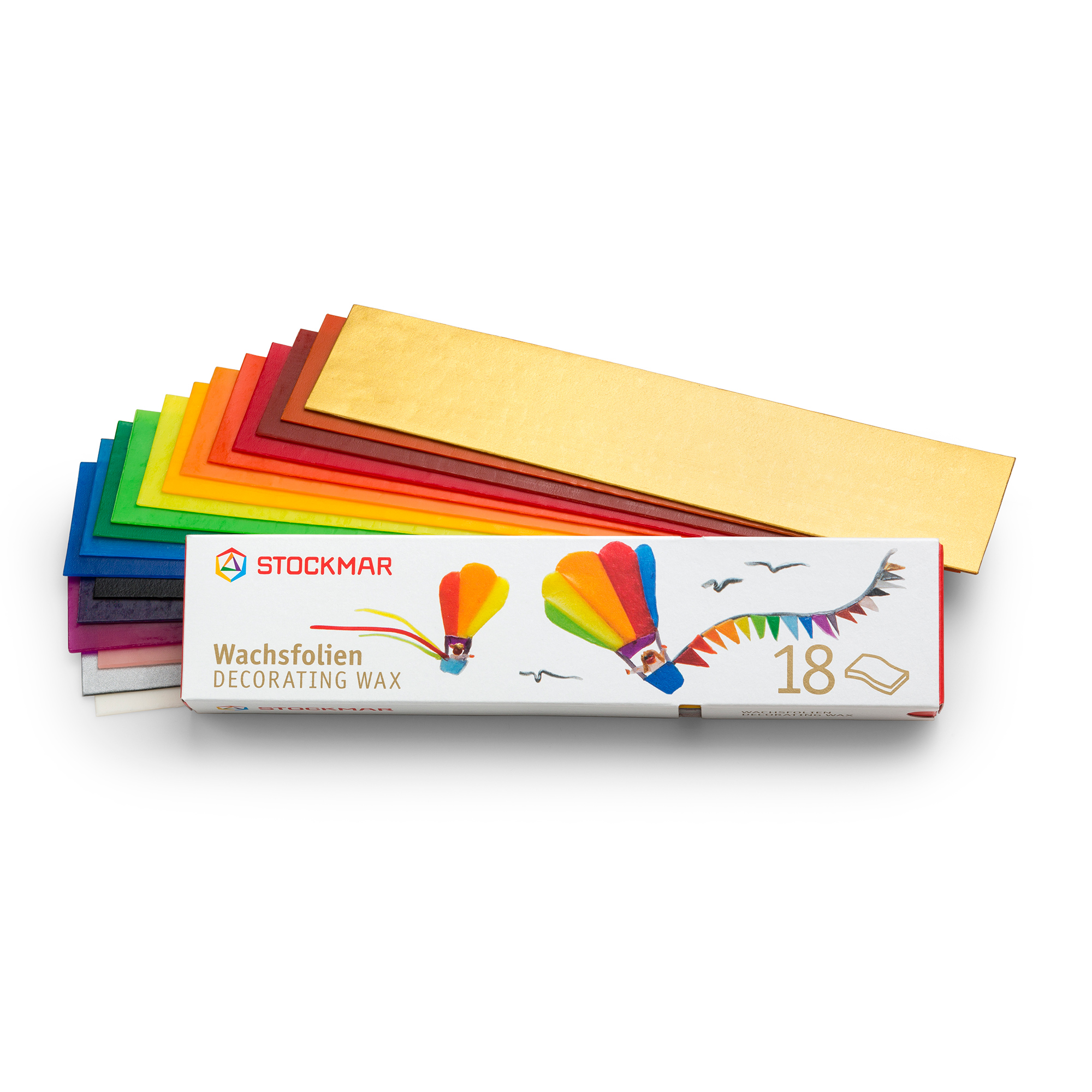 Stockmar Bivaxfolie 20x4 cm - 18 färger