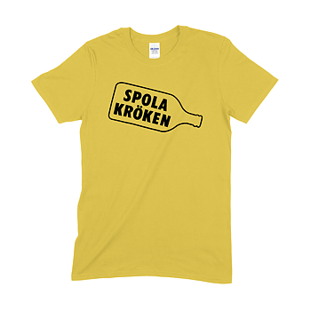 SPOLA KRÖKEN - T-SHIRT (GUL)
