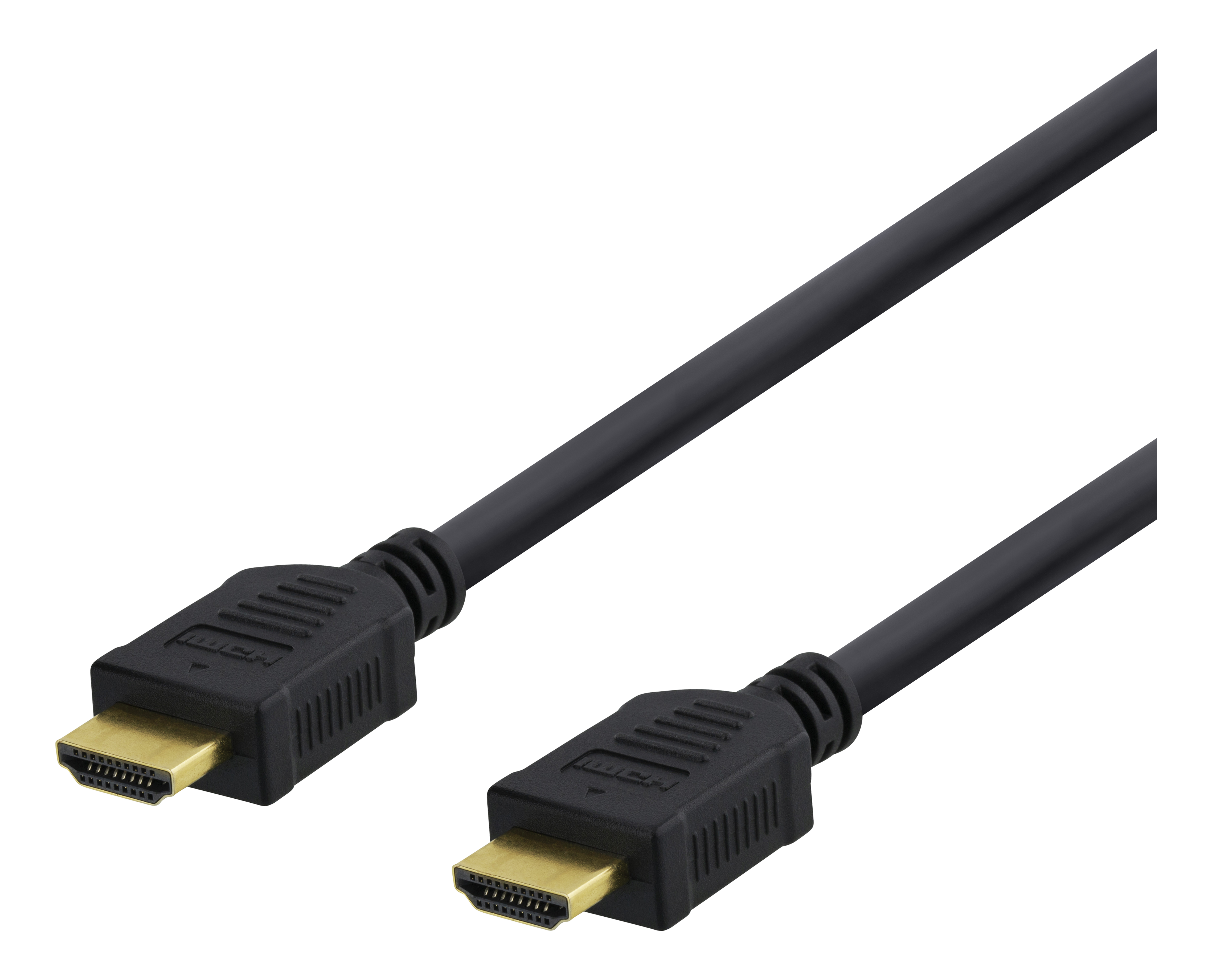 Deltaco Premium HDMI-kabel, 0,5m, 4K, 3D, svart