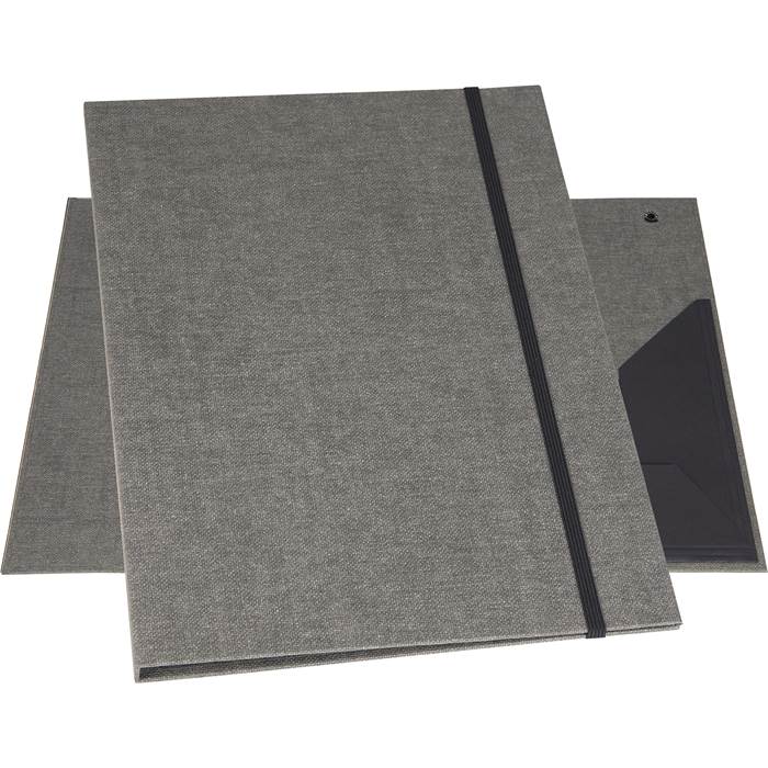 Mapp Paulina A4 canvas grå - 3