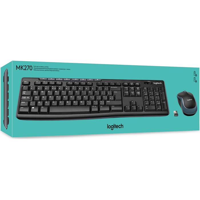 Tangentbord Mus Logitech MK270 - 6