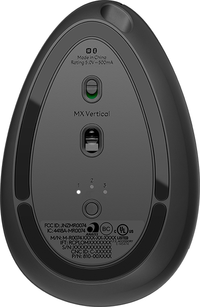 Mus Logitech MX VERTICAL Ergon - 6