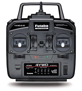 Futaba T4YWD Radio set ATTACK 4-channel car mix/R214GFE