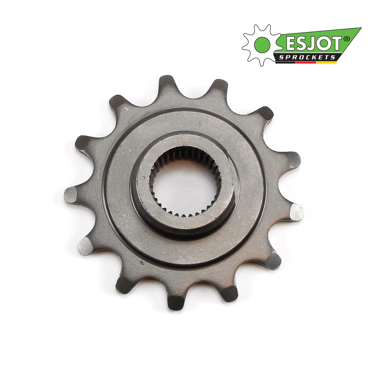 Drev fram Zündapp, stora splines (4 & 5vxl) 13 T. Esjot i högsta kvalité.  Made in Germany - 2
