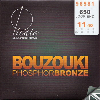 Picato Phosphor Bronze Irish Tuning Bouzouki Strings (011-040) 