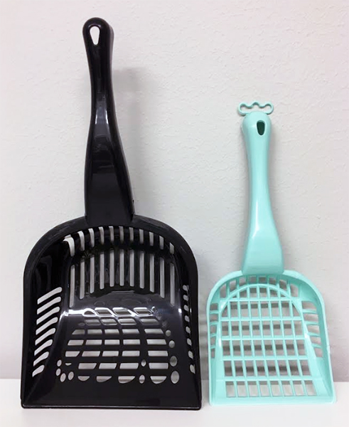 Svart spade XL