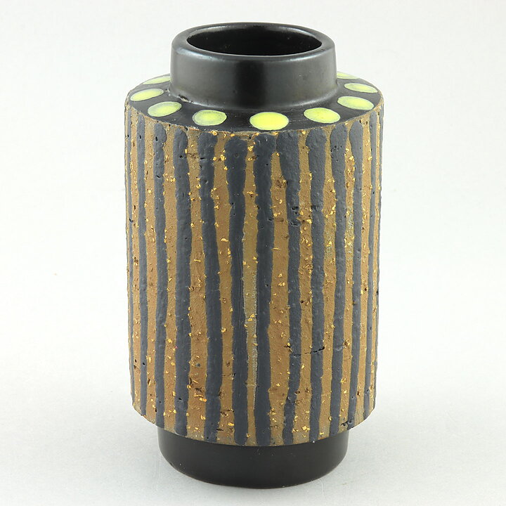 マリ・シムルソン Ringoシリーズ フ円筒形の花瓶 Vase   (14 cm)  1965年