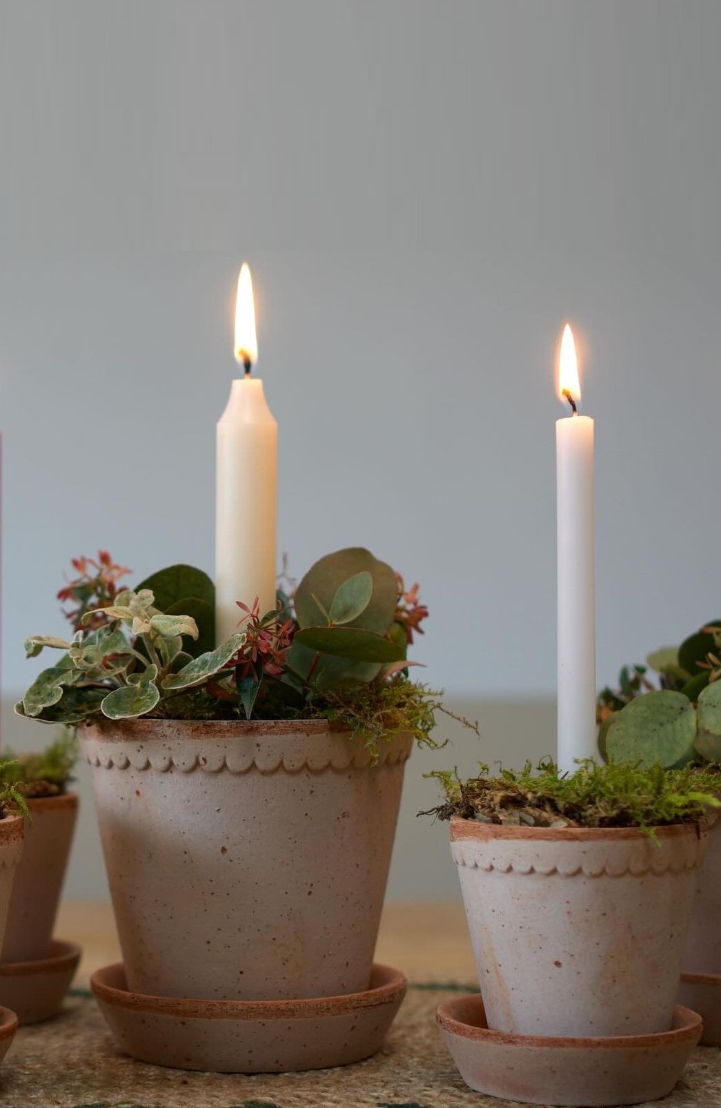 POT WITH SAUCER HELENA MINI LIGHT - BERGS POTTER - 3