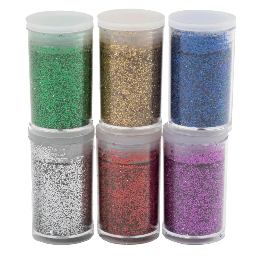 Glitter bio mix färg 7mlx6/fp