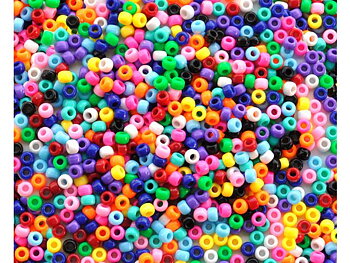 Plastpärla kongopärlor 1000/fp