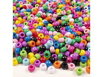 Plastpärla kongopärlor 1000/fp