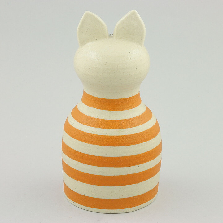 Lisa Larson (Tripp Trapp Trull 1968) Cat Trapp with Orange Stripes 17 cm