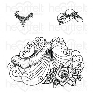 Heartfelt -  Floral Elements of Fashion - Dies och stämplar - 4