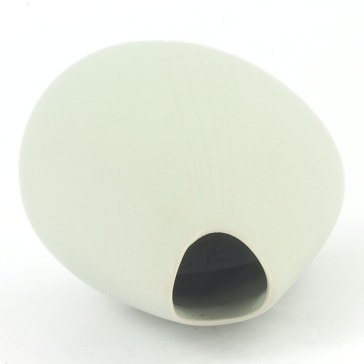 Gunnar Nylund (AUK 1950s) Gray Swelling Gape Vase 12 cm