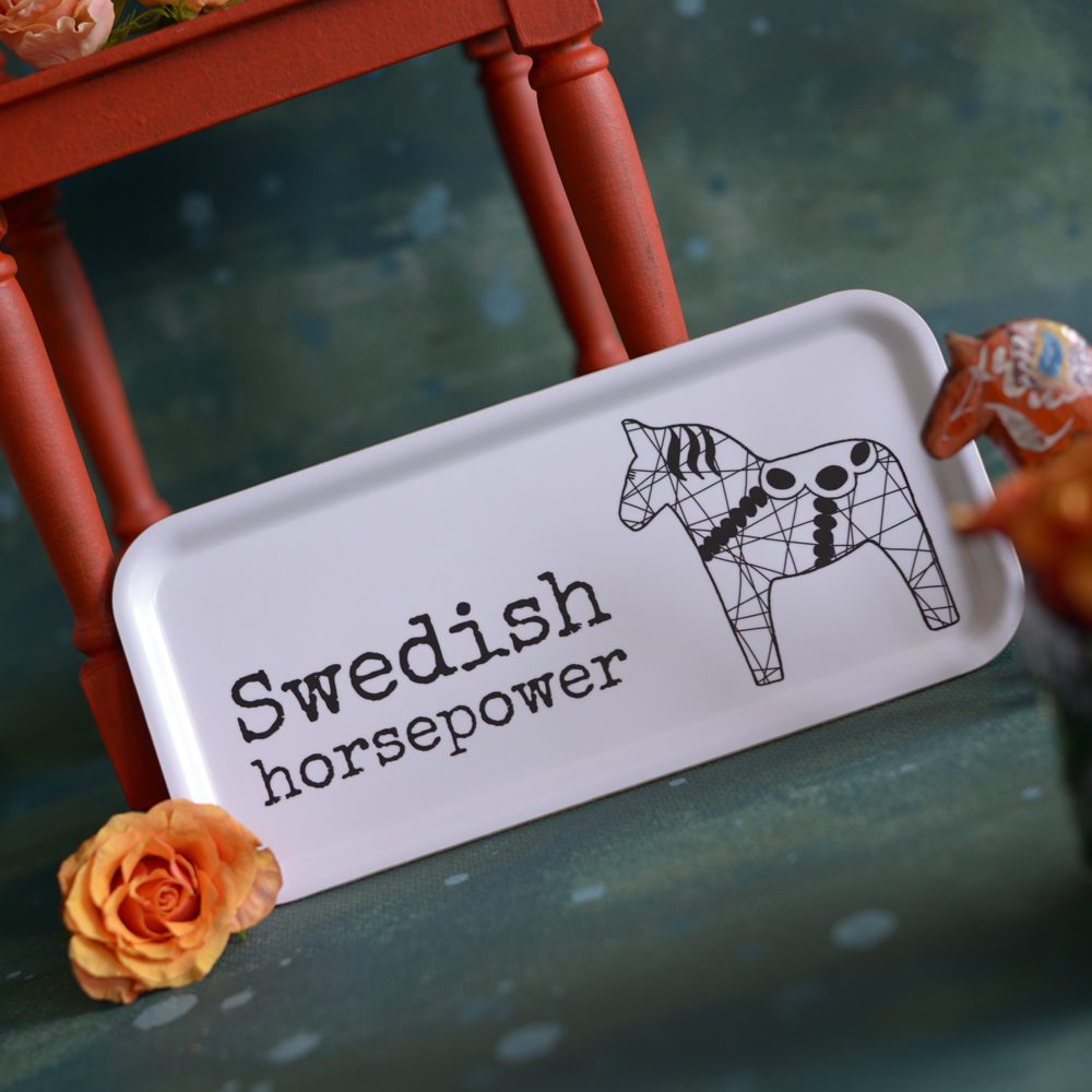 tray SWEDISH HORSEPOWER 32x15 cm - 2