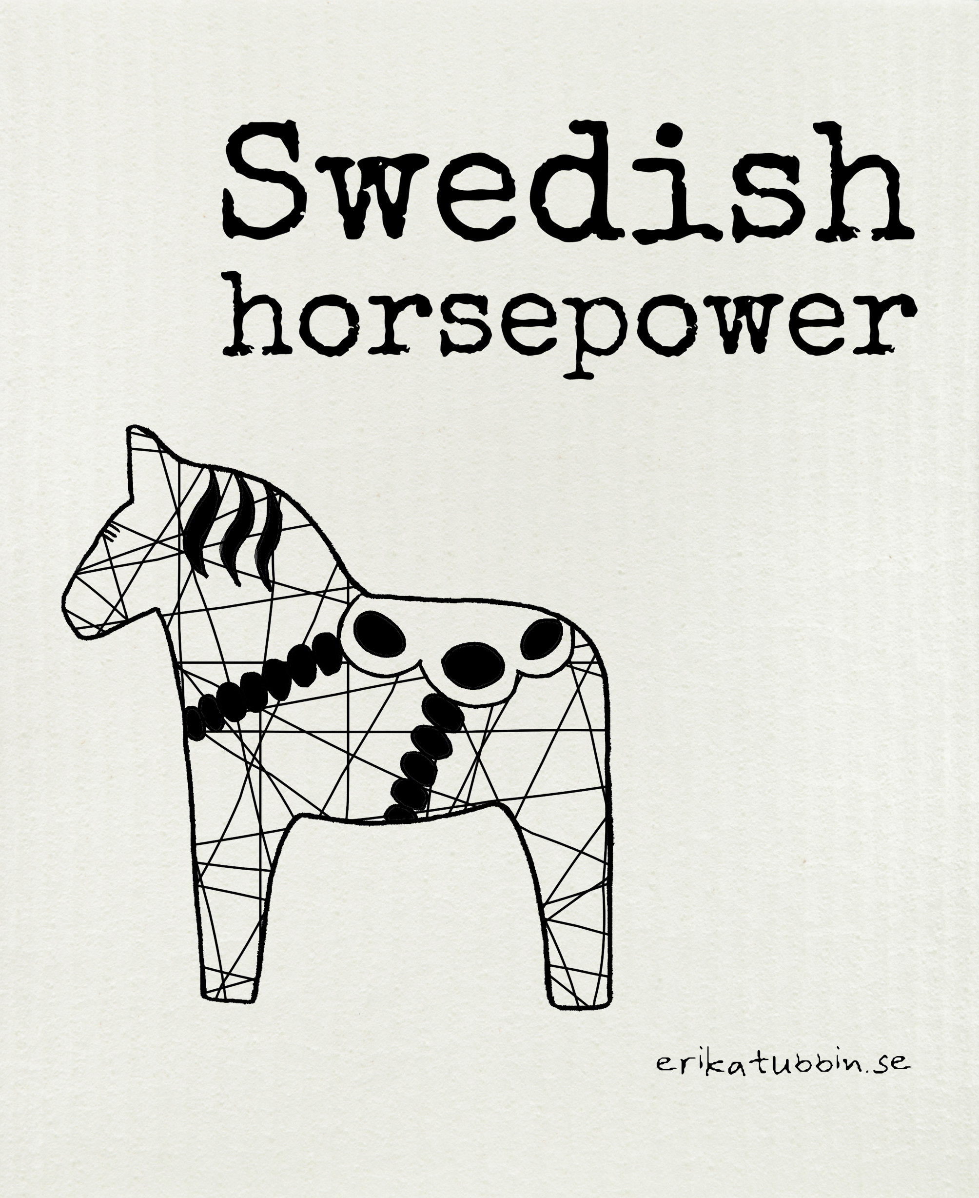 dishcloth SWEDISH HORSEPOWER black - 2