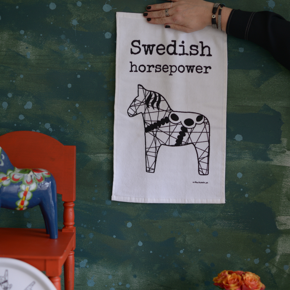 terry towel SWEDISH HORSEPOWER 30x50 cm - 4