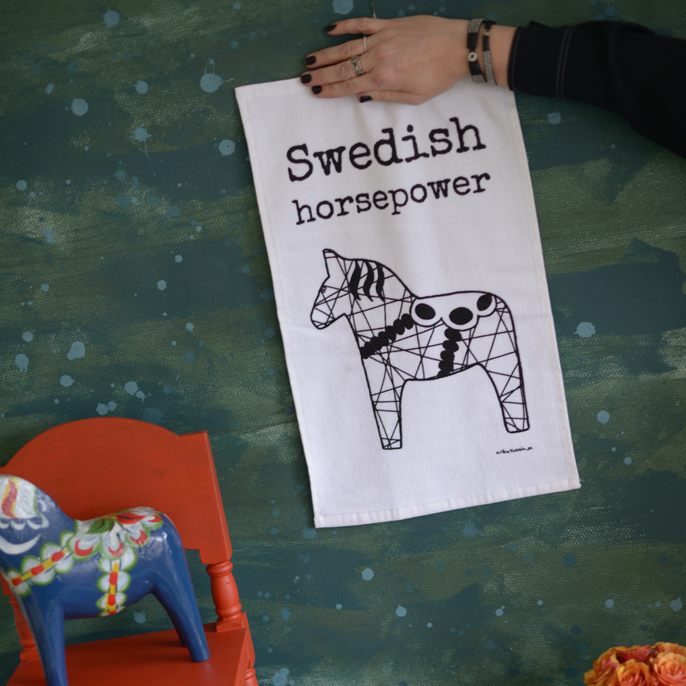 terry towel SWEDISH HORSEPOWER 30x50 cm - 2