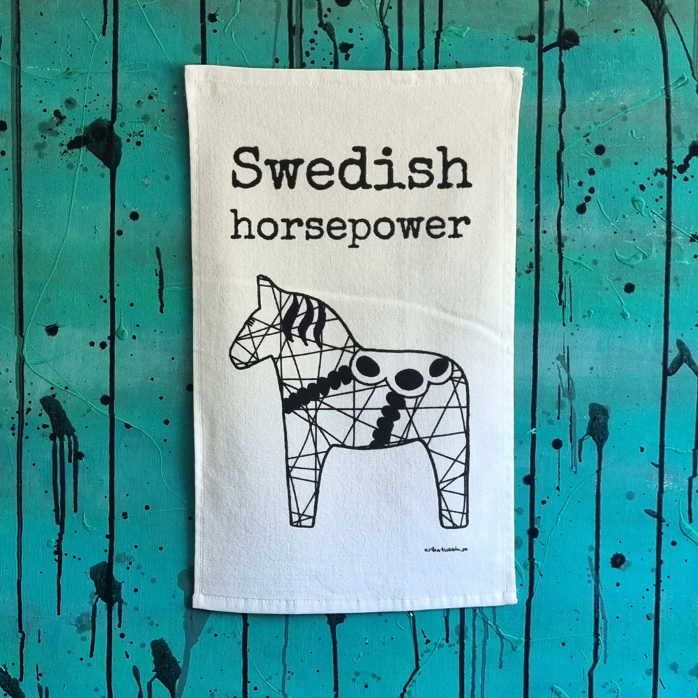 terry towel SWEDISH HORSEPOWER 30x50 cm