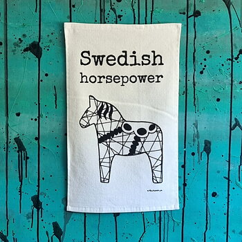 frottéhandduk SWEDISH HORSEPOWER 30x50 cm